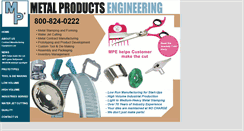 Desktop Screenshot of metalproductseng.com